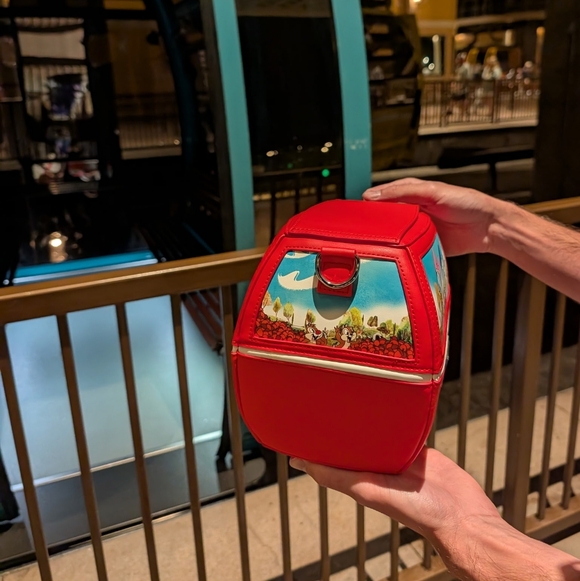 NEW Disney Parks Loungefly Skyliner Shoulder Bag Purse Mickey Mouse Donald Duck - Picture 5 of 10